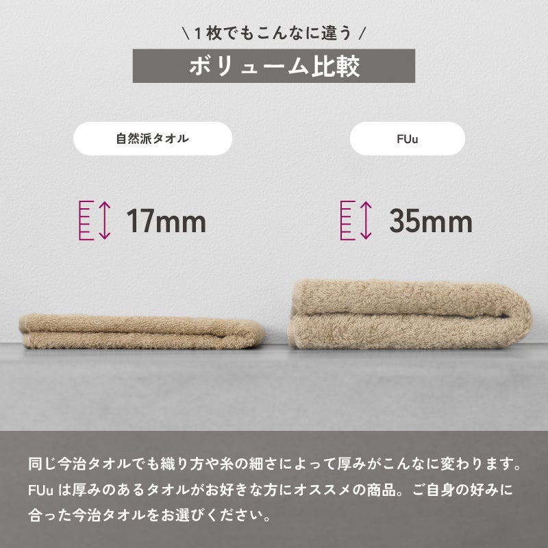今治 フェイスタオル 4枚 FUu ふう 今治タオル 厚手 ふわふわ 高級 まとめ買い 比較