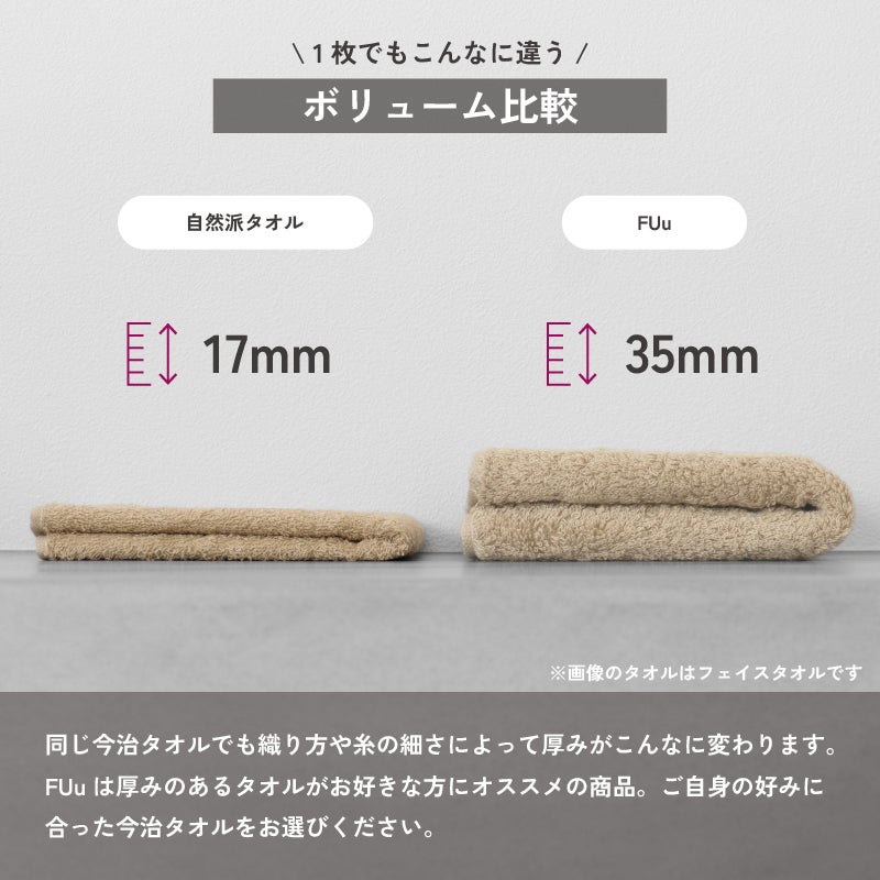 今治 バスタオル 3枚 FUu ふう 今治タオル 厚手 ふわふわ 高級 まとめ買い ボリューム