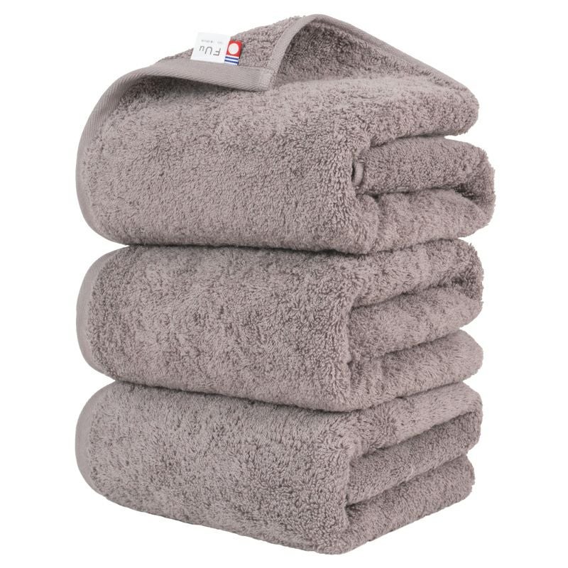今治 バスタオル 3枚 FUu ふう 今治タオル 厚手 ふわふわ 高級 まとめ買い グレー ブラウン