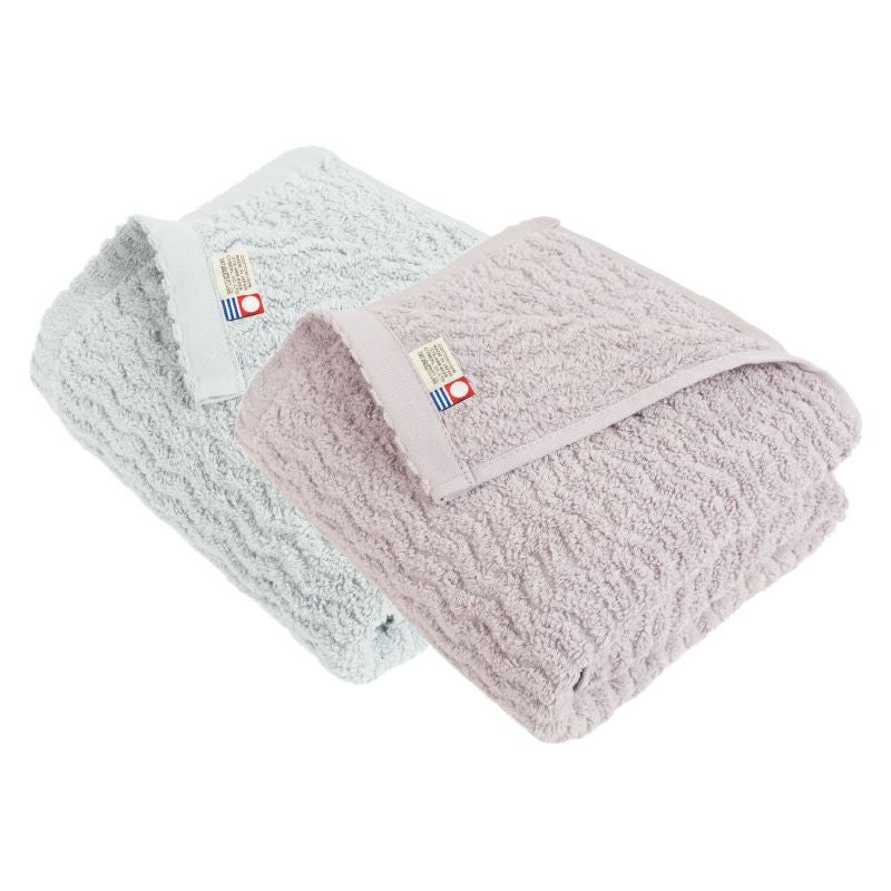 今治タオル nagisa バスタオル ブルー パープル