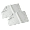 今治 バスマット 2枚セット 乾燥機対応 洗濯 タオル地 ホワイト