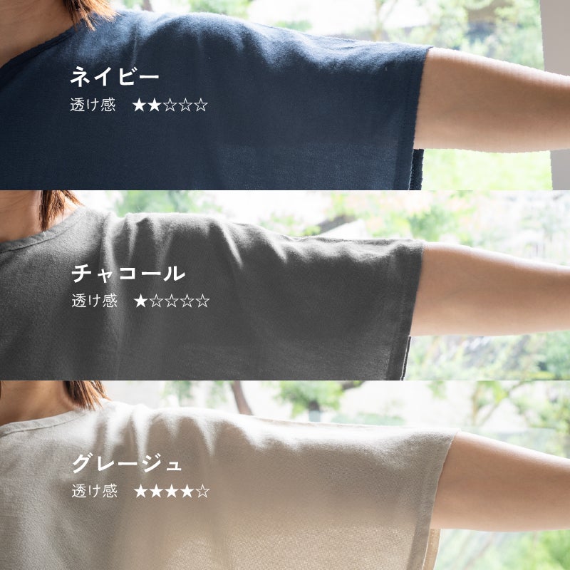 着るタオル 厚み