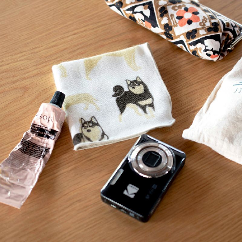 泉州タオル ハンカチ ガーゼハンカチ 柄 ガーゼ かわいい 個包装 プチギフト 動物 フルーツ 花柄 コンパクト 小さめ mikke gauze ミッケガーゼ
