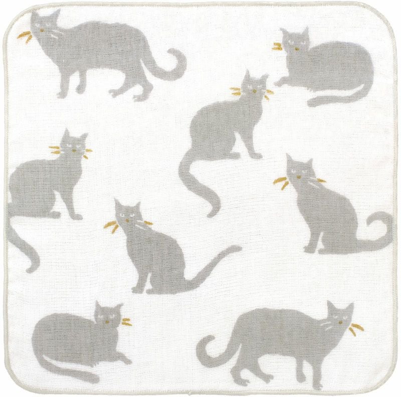 泉州タオル ハンカチ ガーゼハンカチ 柄 ガーゼ かわいい 個包装 プチギフト 動物 フルーツ 花柄 コンパクト 小さめ mikke gauze ミッケガーゼ