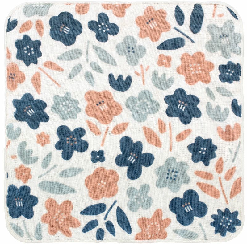 泉州タオル ハンカチ ガーゼハンカチ 柄 ガーゼ かわいい 個包装 プチギフト 動物 フルーツ 花柄 コンパクト 小さめ mikke gauze ミッケガーゼ