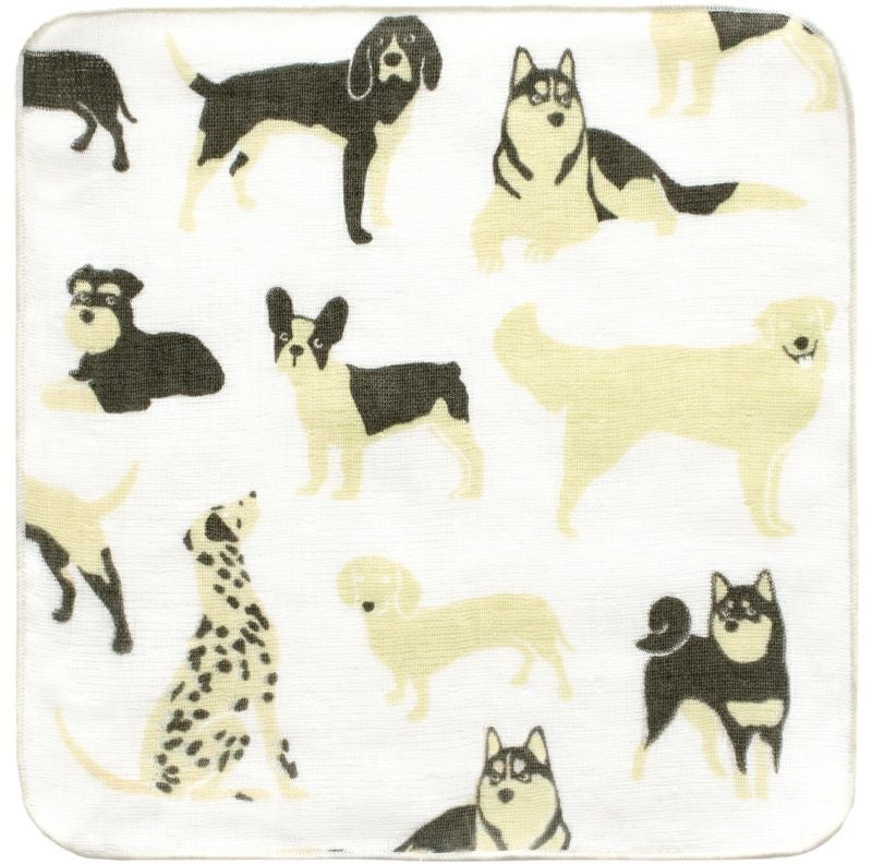 泉州タオル ハンカチ ガーゼハンカチ 柄 ガーゼ かわいい 個包装 プチギフト 動物 フルーツ 花柄 コンパクト 小さめ mikke gauze ミッケガーゼ