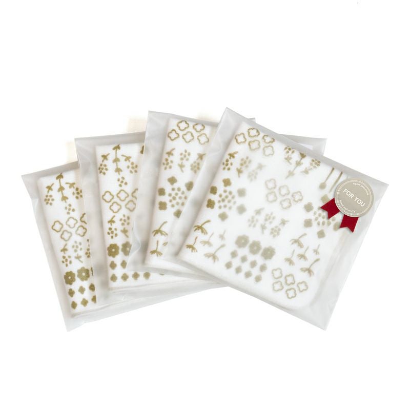 泉州タオル ハンカチ ガーゼハンカチ 柄 ガーゼ かわいい 個包装 プチギフト 動物 フルーツ 花柄 コンパクト 小さめ 4枚 まとめ買い mikke gauze ミッケガーゼ