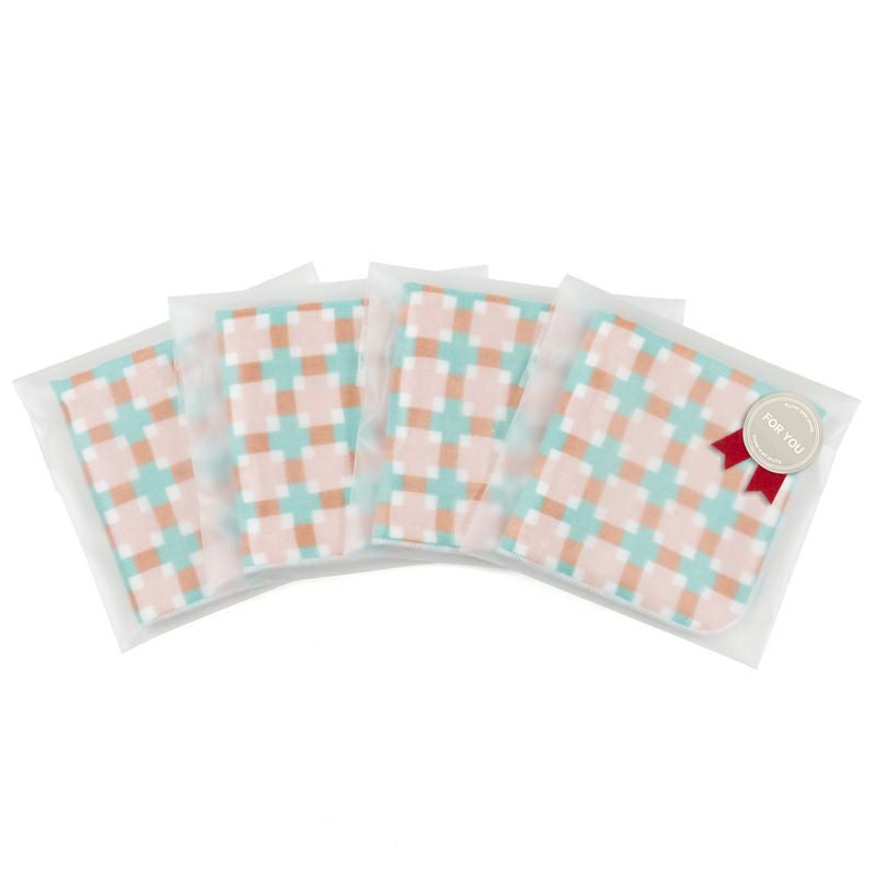 泉州タオル ハンカチ ガーゼハンカチ 柄 ガーゼ かわいい 個包装 プチギフト 動物 フルーツ 花柄 コンパクト 小さめ 4枚 まとめ買い mikke gauze ミッケガーゼ