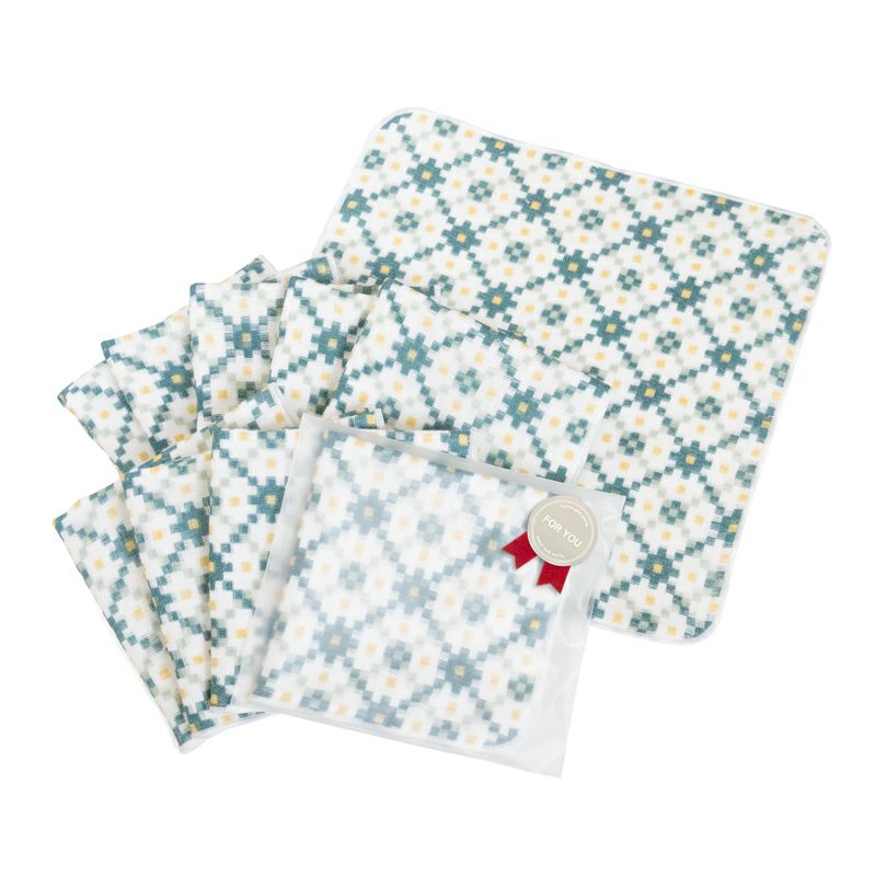 泉州タオル ハンカチ ガーゼハンカチ 柄 ガーゼ かわいい 個包装 プチギフト 動物 フルーツ 花柄 コンパクト 小さめ 10枚 まとめ買い mikke gauze ミッケガーゼ