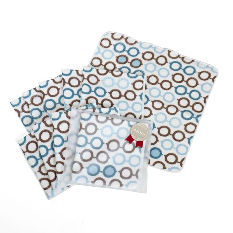 泉州タオル ハンカチ ガーゼハンカチ 柄 ガーゼ かわいい 個包装 プチギフト 動物 フルーツ 花柄 コンパクト 小さめ 10枚 まとめ買い mikke gauze ミッケガーゼ