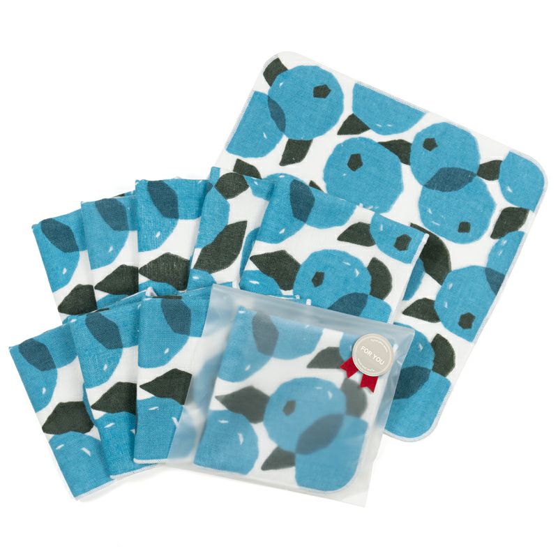 泉州タオル ハンカチ ガーゼハンカチ 柄 ガーゼ かわいい 個包装 プチギフト 動物 フルーツ 花柄 コンパクト 小さめ 10枚 まとめ買い mikke gauze ミッケガーゼ