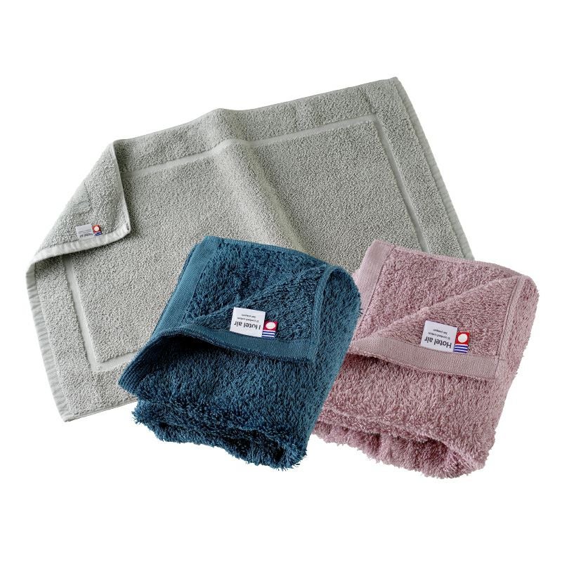 ホテルエアー ギフトセット バスマット1枚 フェイスタオル2枚 マスタード