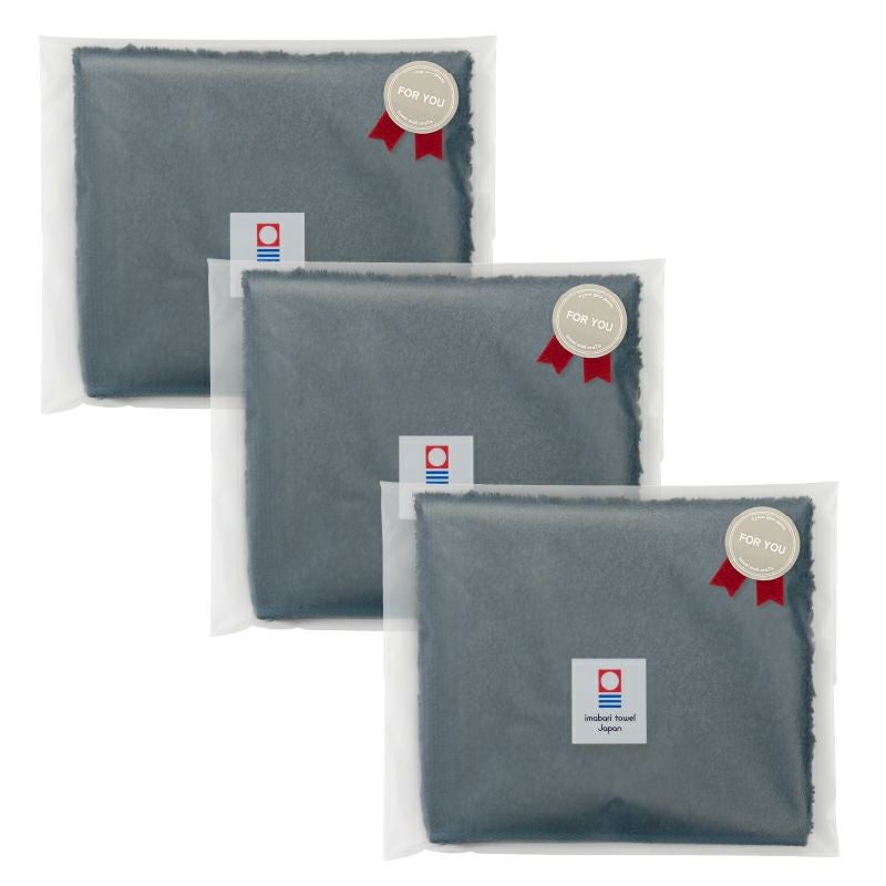 ホテルエアー ハンドタオル 個包装 ネイビー