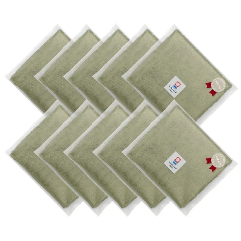 ホテルエアー ハンドタオル 個包装 カーキ