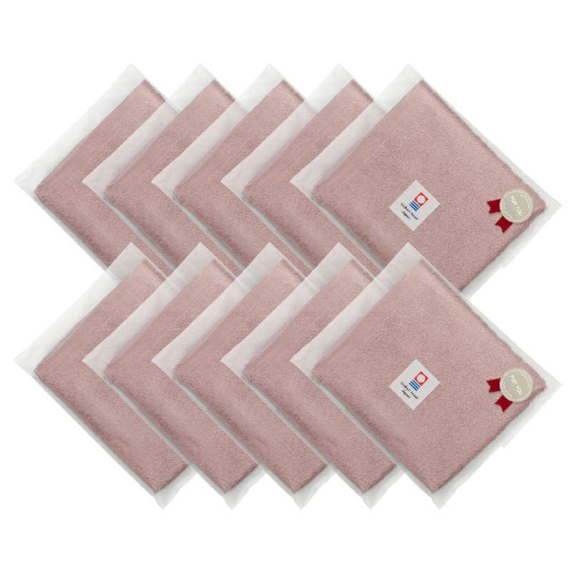 ホテルエアー ハンドタオル 個包装 アッシュパープル