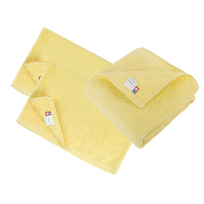 自然派 フェイスタオル2枚 バスタオル1枚 ギフトボックス