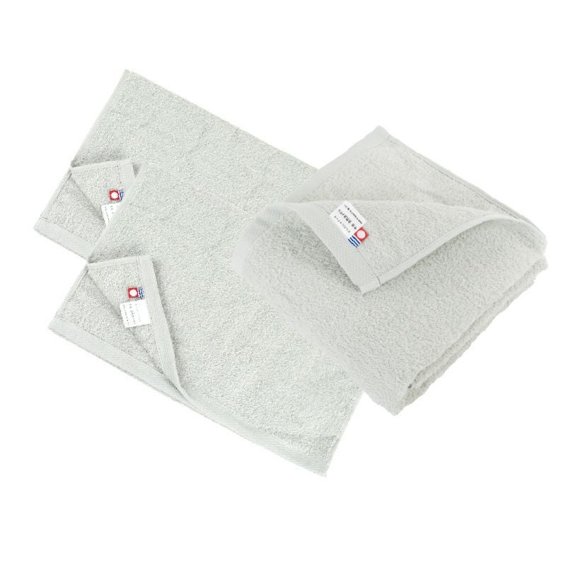 自然派 フェイスタオル2枚 バスタオル1枚 ギフトボックス