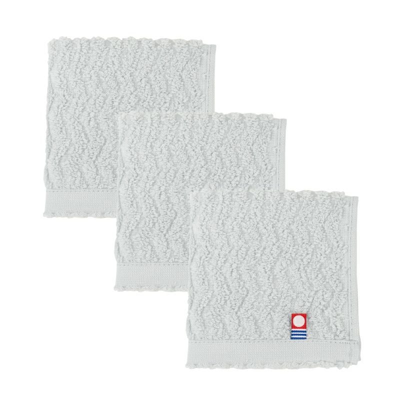 今治タオル タオルハンカチ 22㎝ 正方形 nagisatowel  綿100％ 軽量 デイリーユース 今治産 甘撚り製法 蛍光染料不使用 ニュアンスカラー チャコール ベージュ ライトブルー パープル