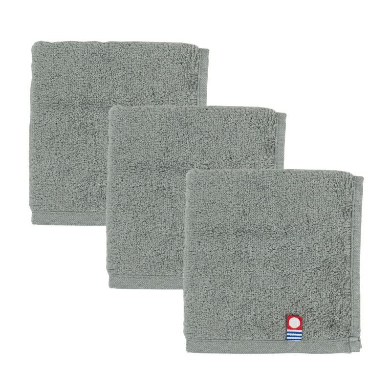 今治タオル タオルハンカチ 22㎝ 正方形 nagisatowel  綿100％ 軽量 デイリーユース 今治産 甘撚り製法 蛍光染料不使用 ニュアンスカラー チャコール ベージュ ライトブルー パープル