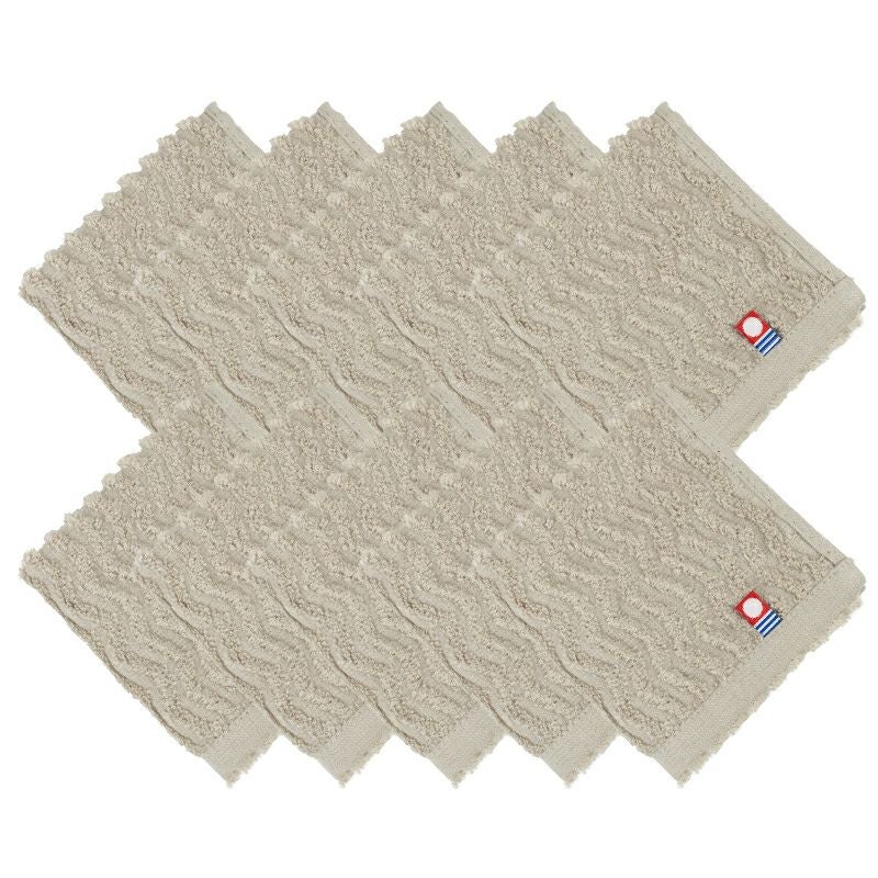 今治タオル タオルハンカチ 22㎝ 正方形 nagisatowel  綿100％ 軽量 デイリーユース 今治産 甘撚り製法 蛍光染料不使用 ニュアンスカラー チャコール ベージュ ライトブルー パープル