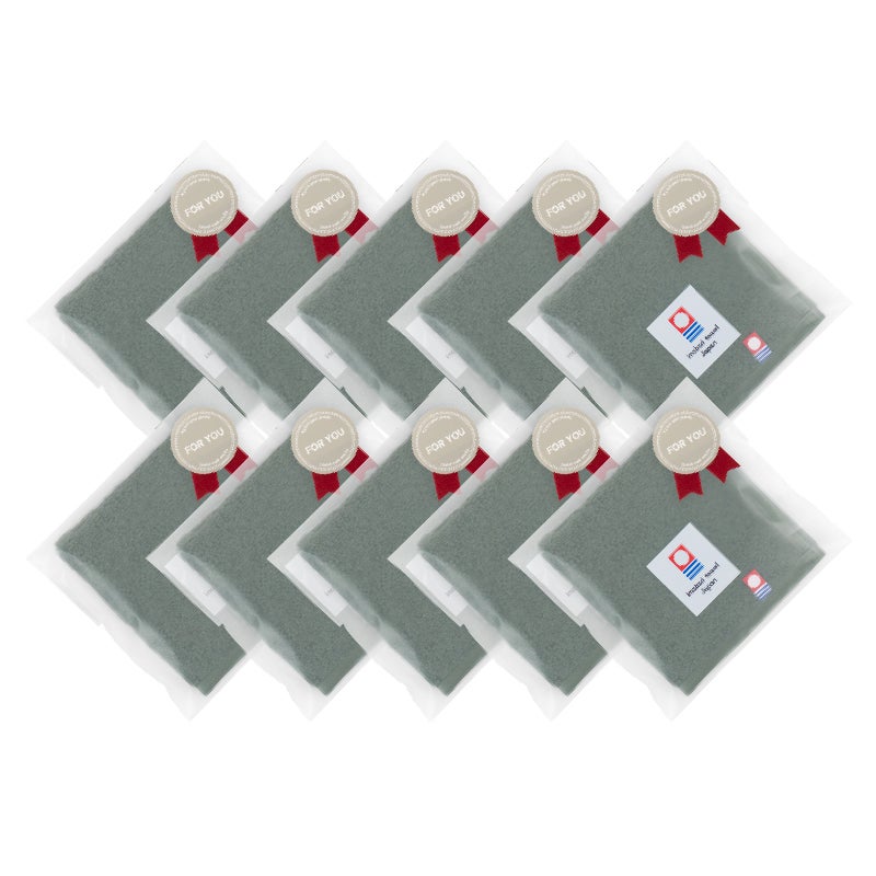 今治タオル タオルハンカチ ギフト お配り 22㎝×22㎝ 日本製 ハンカチ 小さめ 使いやすい おすすめ 速乾 吸水 かわいい ふわふわ 波模様 綿100％ 軽量 ジャガード デイリーユース 蛍光染料不使用 ニュアンスカラー チャコール ベージュ ライトブルー パープル