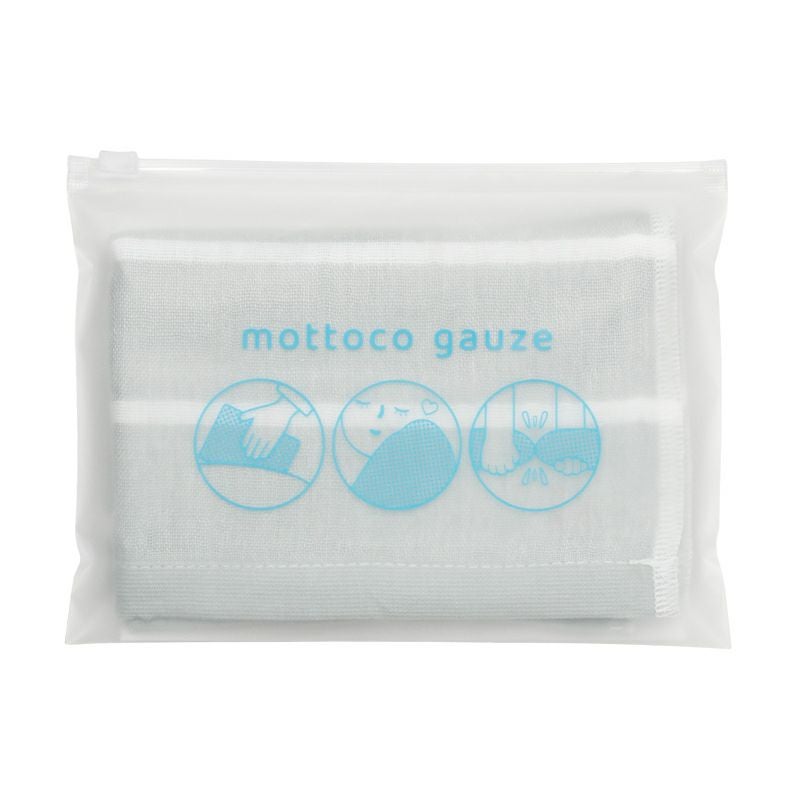 今治ガーゼタオル mottoco gauze 今治タオル ガーゼタオル フェイスタオル 温泉タオル 旅行用タオル 携帯用タオル ブルー