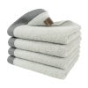 泉州 フェイスタオル 4枚 ロイヤル ROYAL 泉州タオル 上質 高級 厚手 グレー