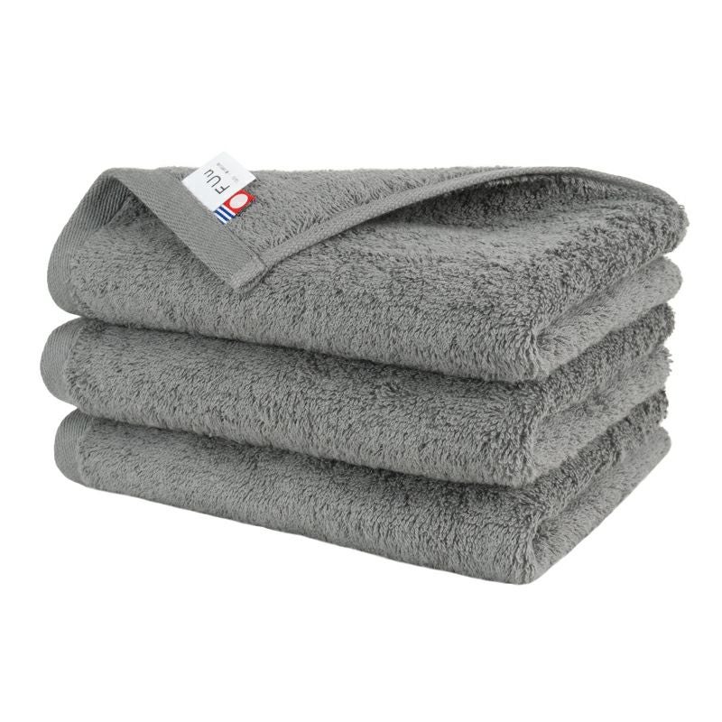 今治 フェイスタオル 3枚 FUu ふう 今治タオル 厚手 ふわふわ 高級 まとめ買い チャコール