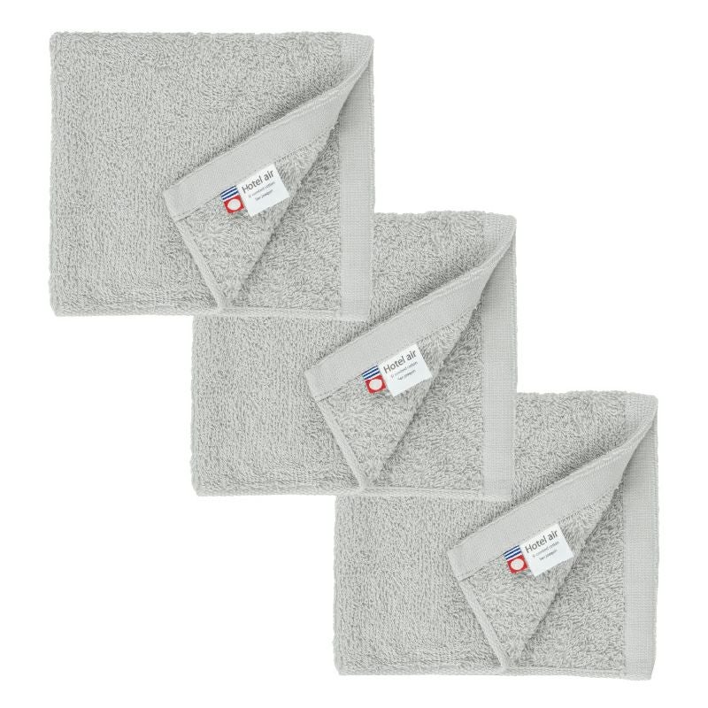 今治タオル ハンドタオル 軽量 ボリューム 今治産 ホテルエアー ホテル仕様 3枚 まとめ買い 中厚 今治認定 ネイビー イエロー ホワイト グレー カーキ ブラック アッシュパープル