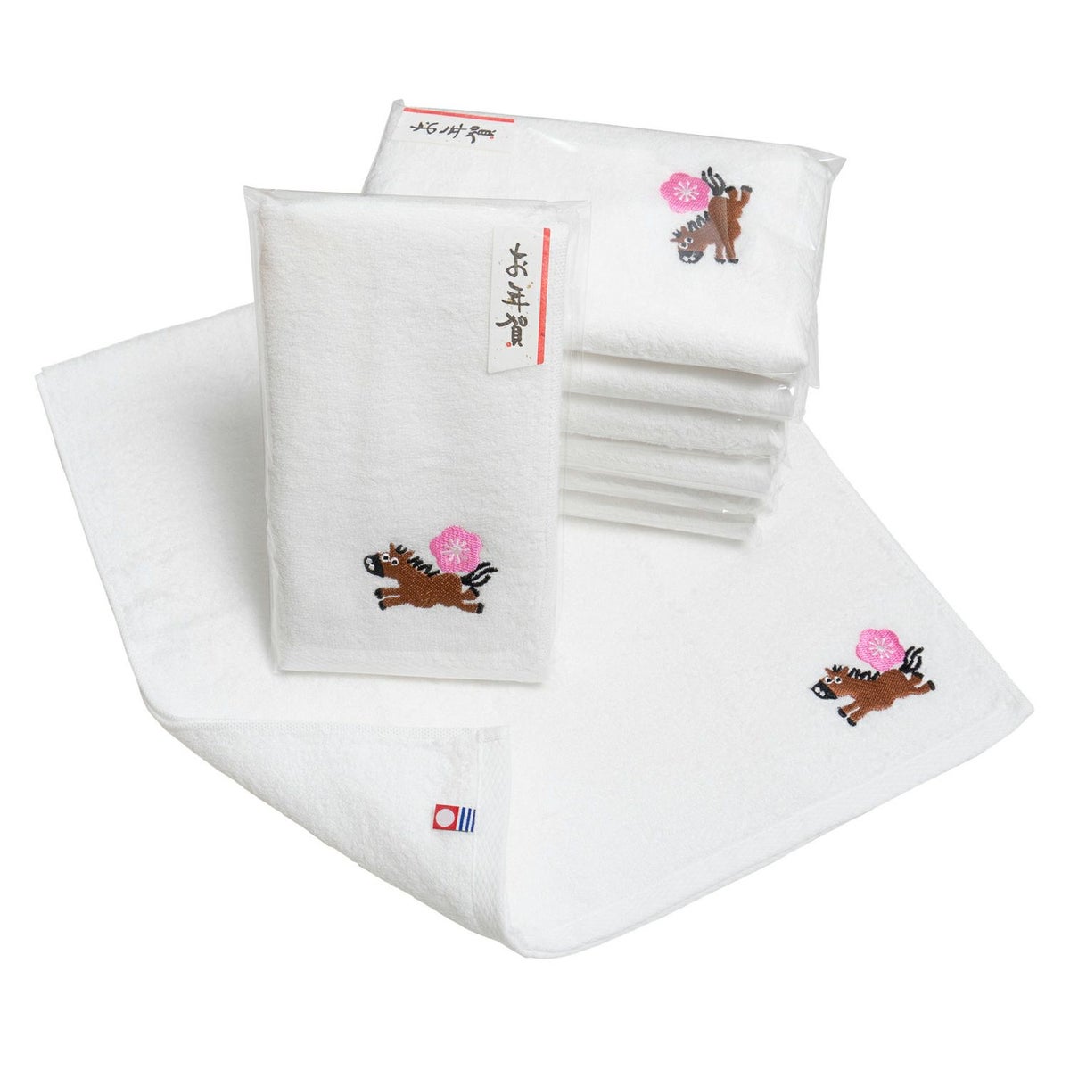 干支タオル 粗品タオル 即納タイプ 今治タオル 今治 粗品 刺繍 干支タオル 干支 2026