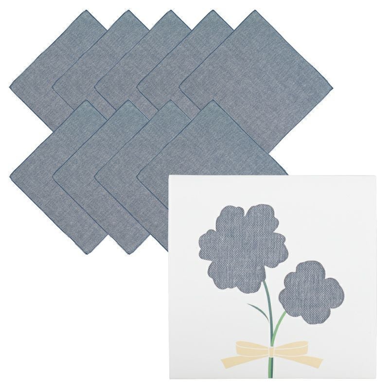 泉州 ガーゼハンカチ 10枚セット まとめ買い 個包装 プチギフト tsutsumi 紙パッケージ お返し ギフト 男性 女性 職場 退職