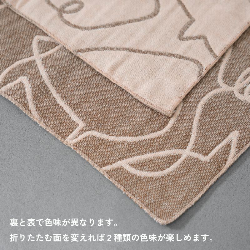 ガーゼハンカチ 10枚セット ジャガード まとめ買い 個包装 プチギフト yori 紙パッケージ お返し リバーシブル ギフト 男性 女性 職場 退職