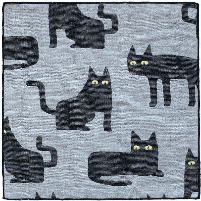 ガーゼハンカチ 1枚 ジャガード 単品 個包装 プチギフト yori 紙パッケージ お返し リバーシブル ギフト 男性 女性 職場 退職