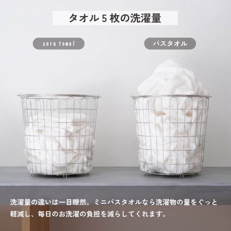 泉州タオル ミニバスタオル soratowel 泉州 日本製 大きめフェイス 小さめバス 日本製ミニバスタオル コンパクトバスタオル 吸水 速乾 綿100％ 洗濯しやすい バスタオル代わり やわらか肌触り 高吸水 タオル 日本製タオル コンパクトサイズ 毎日使い 省スペース 軽量タオル